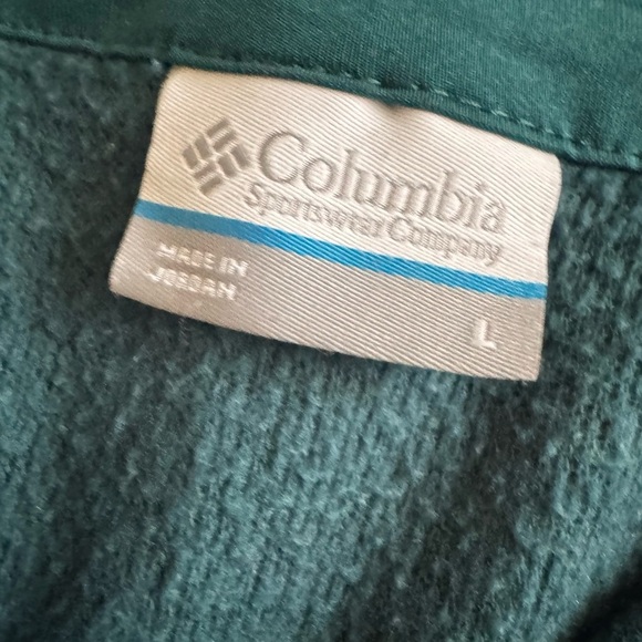 Columbia Deep Green Pullover women's size large - Picture 2 of 2